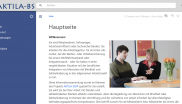 Screenshot der Wiki-Startseite